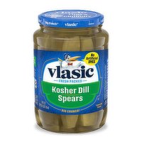 Vlasic Kosher Dill Pickle Spears, 24 Ounce