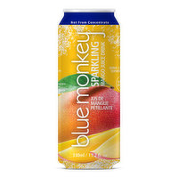 Blue Monkey Sparkling Juice Mango, 11.2 Ounce