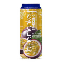 Blue Monkey Sparkling Juice Passion Fruit, 11.2 Ounce