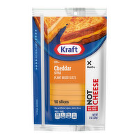 Kraft Not Cheese Plant Based Cheddar Slice, 8 Ounce