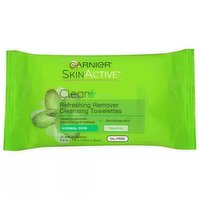 Garnier Skin Active Cleansing Towelettes, Peppermint, 7.4 Ounce