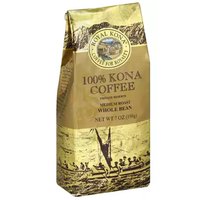 Royal Kona Coffee, 100% Kona, Whole Bean, 7 Ounce