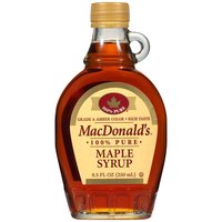 MacDonald's Pure Maple Syrup, 8.5 Ounce