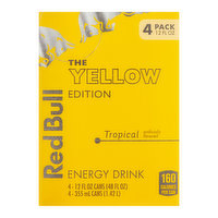 Red Bull Yellow 12oz 4pk, 48 Ounce