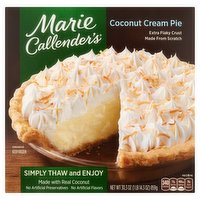 Marie Callendar's Pie, Coconut Cream, 30.3 Ounce