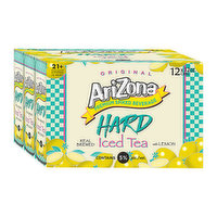 Arizona Hard Lemon Iced Tea (12-pack), 144 Ounce