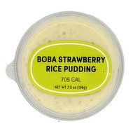 Boba Strawberry Rice Pudding, 7 Ounce