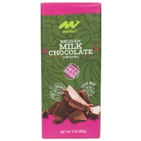 Maika`i Belgian Milk Chocolate Bar, 3 Ounce