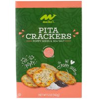 Maika`i Poppy Seed & Sea Salt Pita Crackers, 5 Ounce