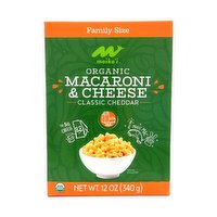 Maika`i Organic Mac & Cheese Cheddar, Family Size, 12 Ounce