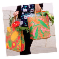 Washable Paper Reusable Bag, Bird of Paradise, 1 Each