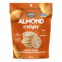 Hippie Snacks Almond Crisp Cheezy Chive, 2.5 Ounce