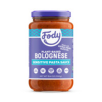 Fody Pasta Sauce Vegan Bolognese, 19.4 Ounce
