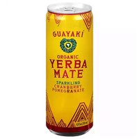 Guayaki Yerba Mate Sparkling Drink, Cranberry Pomegranate, 12 Ounce