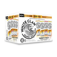 White Claw Ice Tea Variety (Pack of 12), 144 Ounce