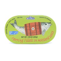 Rugenfisch Retro Herring, Mustard, 7.05 Ounce