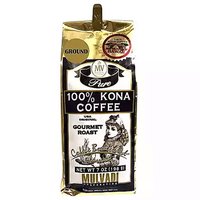 Mulvadi 100% Kona Coffee, Ground, 16 Ounce