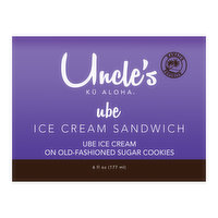 Ube Ice Cream Sandwich, 6 Ounce