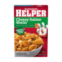 Hamburger Helper Cheesy Italian Shells Pasta & Sauce Mix, 6.1 Ounce