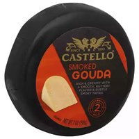 Castello Smoked Gouda, Round, 7 Ounce