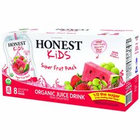 Honest Kids Organic Super Fruit Punch (Pack of 8), 54 Ounce