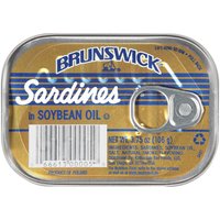 Brunswick Sardines in Soybean Oil, 3.75 Ounce