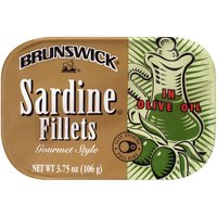 Brunswick Sardine Fillets in Olive Oil, 3.75 Ounce