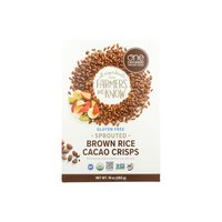 One Degree Organic Foods Veganic Sprouted Brown Rice Cacao Crisps Cereal, 10 Ounce