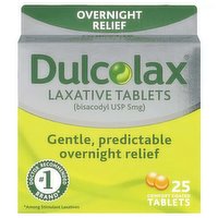 Dulcolax Laxative, Comfort Coated Tablets, 25 Each