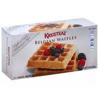 Krusteaz Belgian Waffles, 13.76 Ounce