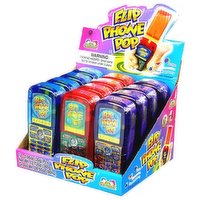 Kidsmania Candy, Flip Phone Pop, Blue Raspberry, 1 Each