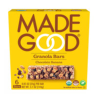 MadeGood Granola Bars, Chocolate Banana, 5.1 Ounce