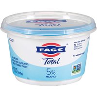 Fage Total Whole Milk Greek Yogurt, Plain, 17.6 Ounce