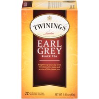 Twinings Tea, Earl Grey, 20 Each