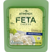 Athenos Crumbled Feta Cheese, 4 Ounce