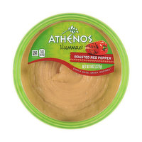 Athenos Hummus Roasted Red Pepper, 8 Ounce