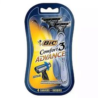 BIC Comfort 3 Advance Shavers, 4 Each