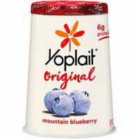 Yoplait Original, Blueberry, 6 Ounce