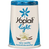 Yoplait Light Yogurt, Very Vanilla, 6 Ounce