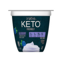 Ratio KETO Friendly Yogurt Cultured Dairy Snack, Blueberry, 5.3 Ounce