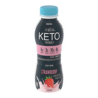 Ratio Keto Drink Strawberry, 7 Ounce