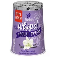 Yoplait Whips! Light & Fluffy Texture Yogurt, Vanilla Creme Mousse, 4 Ounce