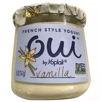 Yoplait Oui French Style Yogurt, Vanilla , 5 Ounce