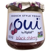 Yoplait Oui French Style Yogurt, Black Cherry, 5 Ounce