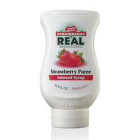 Real Strawberry Puree Infused Syrup, 16.9 Ounce