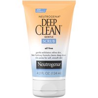 Neutrogena Deep Clean Gentle Facial Scrub, Oil free, 4.2 Ounce