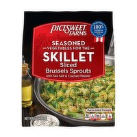 Pictsweet Skillet Seasoned Sliced Brussel Sprouts with Sea Salt & Black Pepper, 15 Ounce