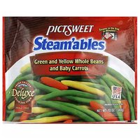 Pictsweet Farms Steam'ables Beans & Baby Carrots, 10 Ounce
