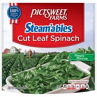 Pictsweet Farms Steam'ables Cut Leaf Spinach, 10 Ounce