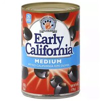 Early California Medium Pitted Olives, 6 Ounce